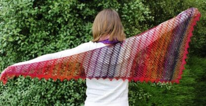 Rainbow Wing Shawl Kaye Adolphson