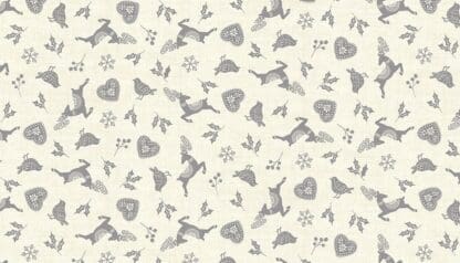 Makower UK - Scandi Christmas - Scatter Grey