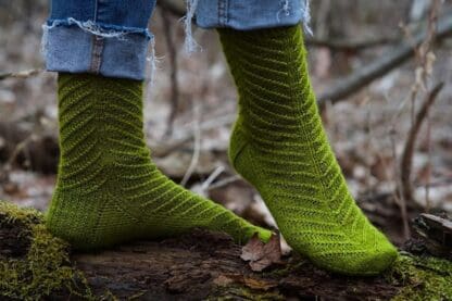 Fern Socks - Knitterella