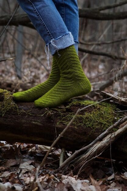 Fern Socks - Knitterella