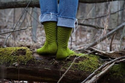 Fern Socks - Knitterella