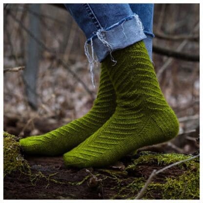 Fern Socks - Knitterella