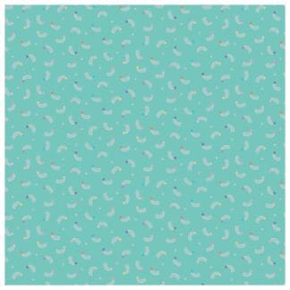 Unicorn Kingdom - Shooting Stars - Teal Sparkle