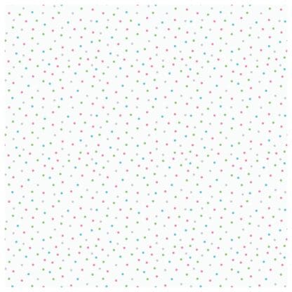 Unicorn Kingdom - Dots - White Sparkle