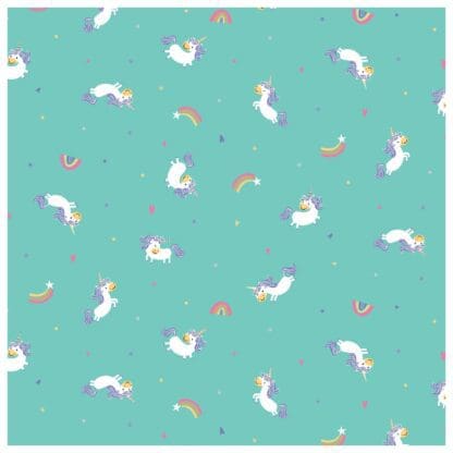 Unicorn Kingdom - Toss - Teal