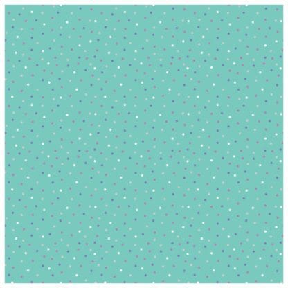 Unicorn Kingdom - Dots - Teal Sparkle