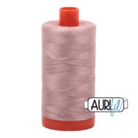 Aurifil 50wt Cotton Mako' Light Antique Blush 2375