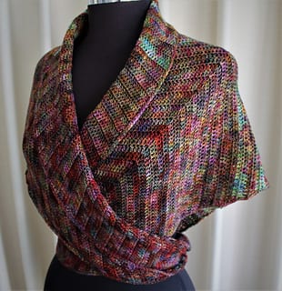 Fading Connections Shawl - Kaye Adolphson › Miss Harry