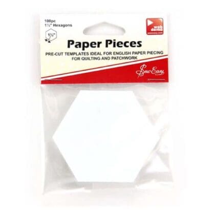 Sew Easy - Paper Pieces - 1 ½” Hexagons