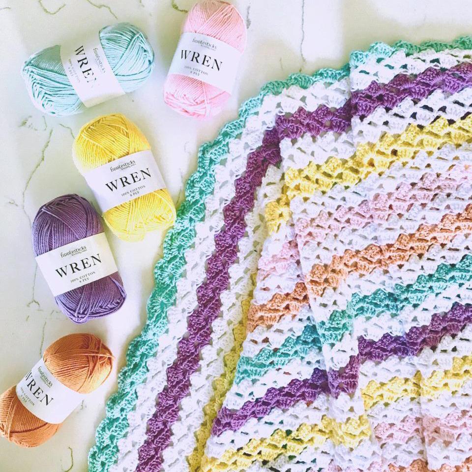 Crochet Drunken Granny Blanket Sue Daley Designs