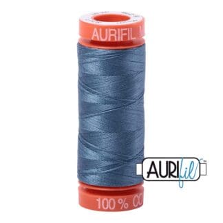 Aurifil 50wt Cotton Mako' - Blue Grey 1126 - 200m Spool