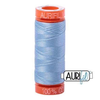 Aurifil 50wt Cotton Mako' - Robins Egg 2715 - 200m Spool