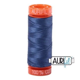 Aurifil 50wt Cotton Mako' - Steel Blue 2775 - 200m Spool