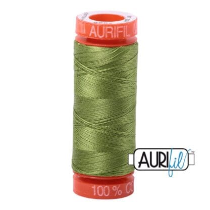 Aurifil 50wt Cotton Mako' - Fern Green 2888 - 200m Spool