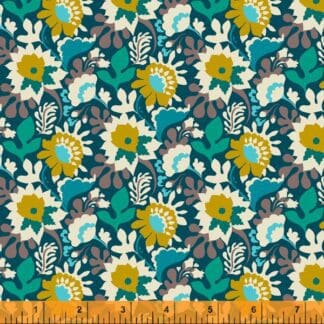 Eden - Flower Trail - Dark Teal