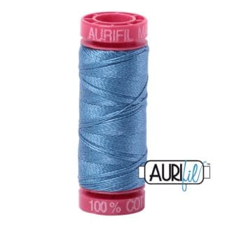 Aurifil - 12wt Cotton Mako’ - Wedgewood 4140