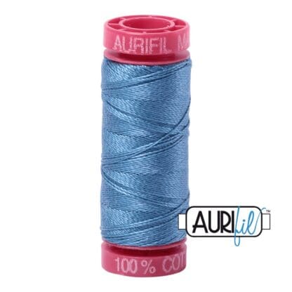 Aurifil - 12wt Cotton Mako’ - Wedgewood 4140