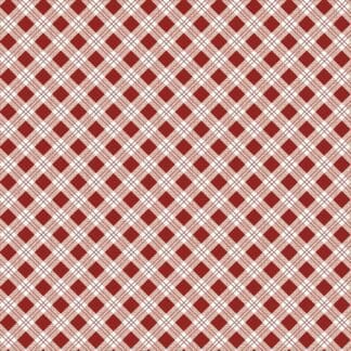 Bee Plaids - Scarecrow - Barn Red