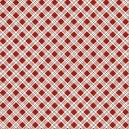 Bee Plaids - Scarecrow - Barn Red