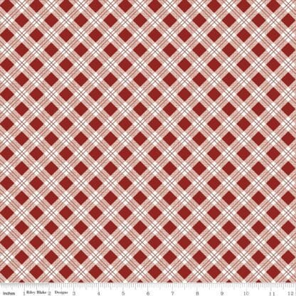 Bee Plaids - Scarecrow - Barn Red