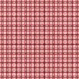 Bee Plaids - Harvest - Barn Red