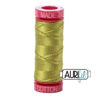 Aurifil - 12wt Cotton Mako’ - Light Leaf Green 1147