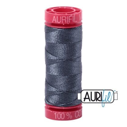 Aurifil - 12wt Cotton Mako’ - Medium Grey 1158