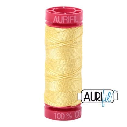 Aurifil - 12wt Cotton Mako’ - Lemon 2115