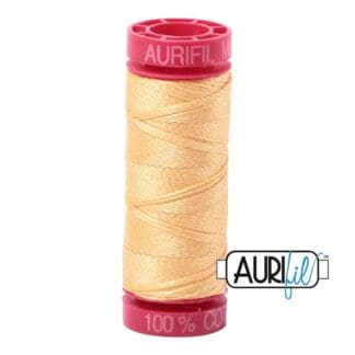 Aurifil - 12wt Cotton Mako’ - Medium Butter 2130