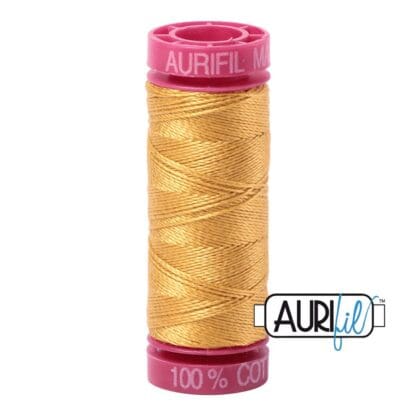 Aurifil - 12wt Cotton Mako’ - Tarnished Gold 2132