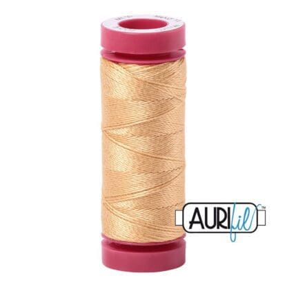 Aurifil - 12wt Cotton Mako’ - Ocher Yellow 5001