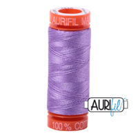 Aurifil 50wt Cotton Mako' - Violet 2520 - 200m Spool