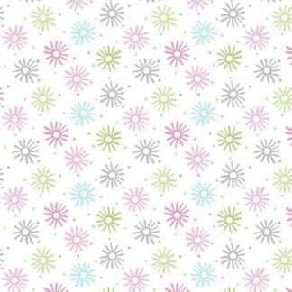 Adorable Alphabet - Pinwheel - Pink/White