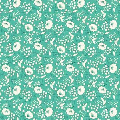 Aunt Grace Sew Charming - Gladiolus - Aqua