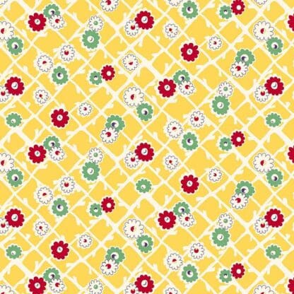 Aunt Grace Sew Charming - Garden Gate - Yellow