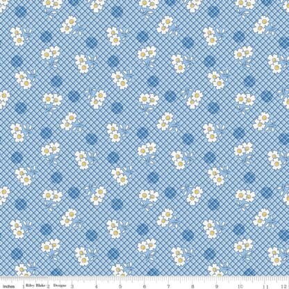 Basin Feedsacks - Daisy - Blue