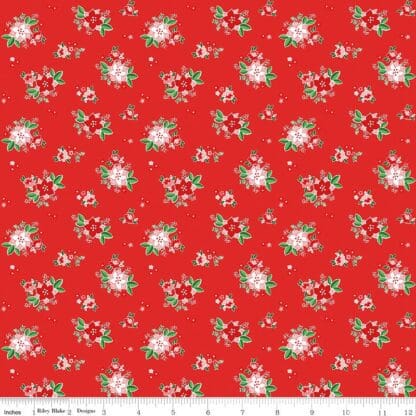 Pixie Noel 2 - Pointsettas - Red