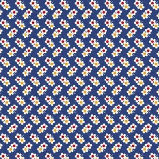 Aunt Grace Simply Charming - Double Flowers - Navy