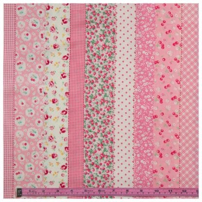 Yuwa - Floral Stripe - Pink