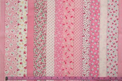 Yuwa - Floral Stripe - Pink