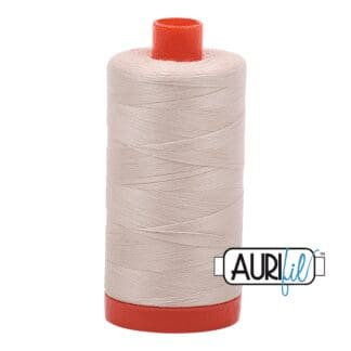 Aurifil 50wt Cotton Mako' - Light Beige 2310 - 1300m Spool