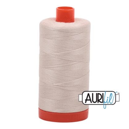 Aurifil 50wt Cotton Mako' - Light Beige 2310 - 1300m Spool