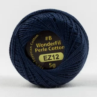 Eleganza - 8wt Egyptian Cotton - Navy #12