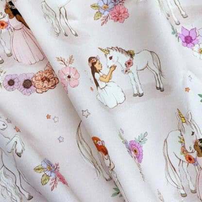 Belle & Boo - Unicorn Fabric Pink