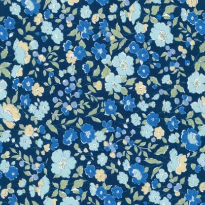 Petite Garden Blues - Main Floral - Blue