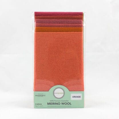 Sue Spargo - Fat 1/32 Wool Merino Pack - Orange