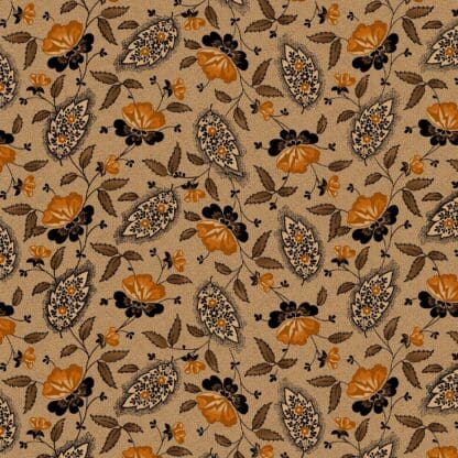 Cheddar and Coal II - Paisley Beauty - Beige