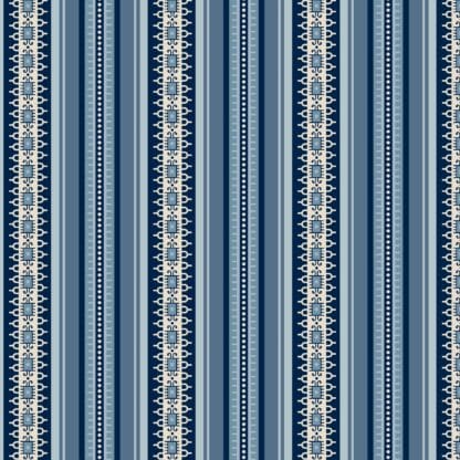 Genevieve - Stripe - Blue