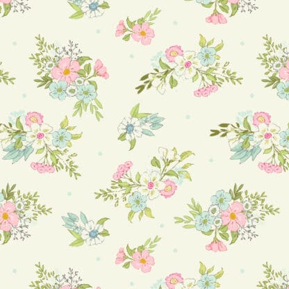 Playful Spring - Floral - Cream