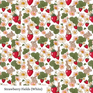 Belle & Boo - Strawberry Fields White